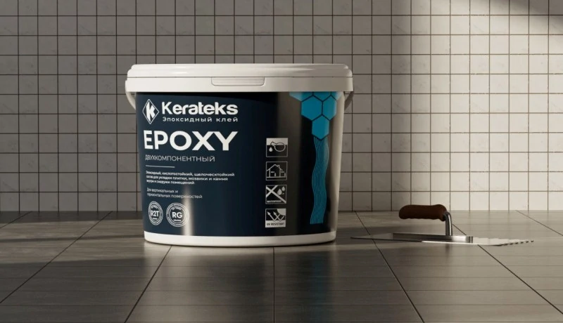 Двухкомпонентный кислотостойкий эпоксидный клей Kerateks Epoxy